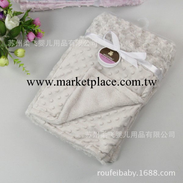 玫瑰絨+泡泡絨 玫瑰絨毛毯，嬰兒毯，童毯，嬰兒毛毯，拼塊毛毯工廠,批發,進口,代購