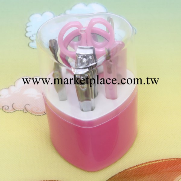 十元店供應 心形美甲工具 指甲刀組合套裝 美甲專用工具套裝批發工廠,批發,進口,代購