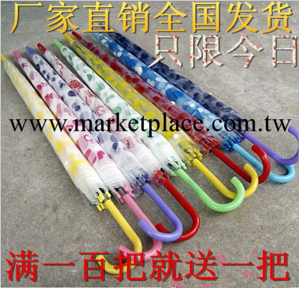 廠傢直銷磨砂圓點雨傘長柄透明傘 透明圓點韓國公主傘晴雨傘工廠,批發,進口,代購