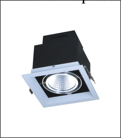 AR111-COB單頭豆膽燈 LED一頭格柵燈 可調角度辦公商業工程用燈具批發・進口・工廠・代買・代購