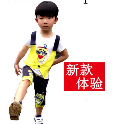 2014夏季新款品牌童裝純棉男女短袖t桖童套裝幼兒童裝一件代發批發・進口・工廠・代買・代購