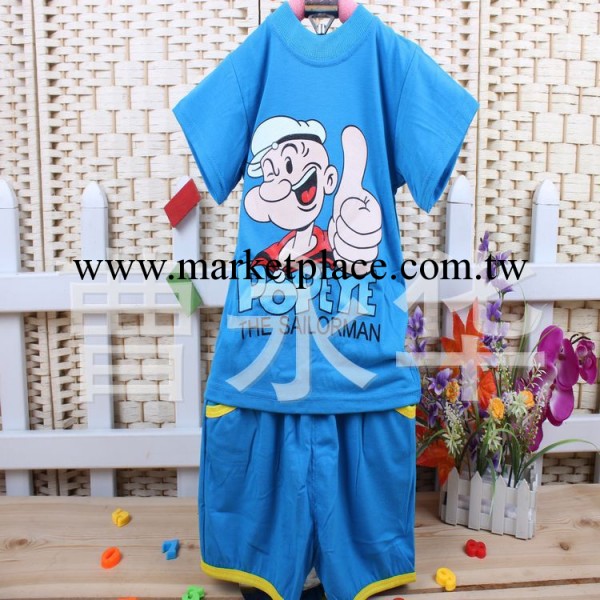 廠傢直銷/夏季男童背心套裝/兒童短袖套裝/純棉童T恤/童套裝/1861工廠,批發,進口,代購