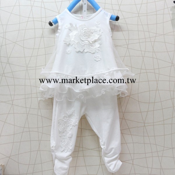 童裝 夏季新品 女中童套裝 純色韓版童套裝工廠,批發,進口,代購