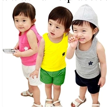2014新款夏款童套裝 韓版 中性男女童 廠傢直銷批發・進口・工廠・代買・代購