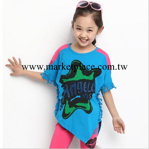 一件代發童裝夏款2014兒童套裝韓版女童中大童運動套裝廠傢直銷批發・進口・工廠・代買・代購