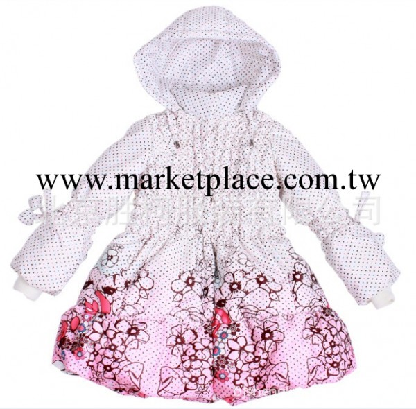 2013冬季新款女童羽絨衣 韓版時尚對花兒童羽絨衣批發工廠,批發,進口,代購
