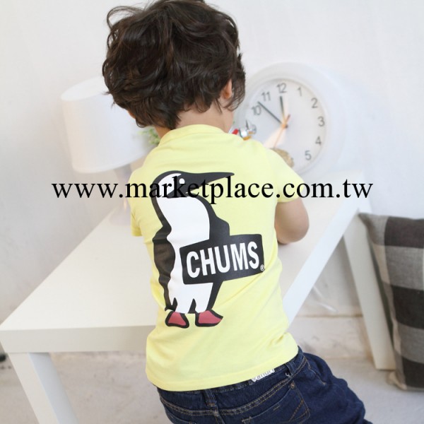子萱甜心品牌童裝 歐美大牌CHUMS企鵝小鳥男童T恤 6016批發・進口・工廠・代買・代購