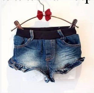 韓版童裝批發 2014夏季童褲兒童牛仔褲女童牛仔短褲一件代發工廠,批發,進口,代購