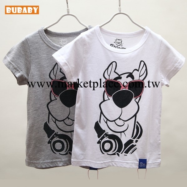 【預售】BUBABY 2014外貿韓版童裝 夏季新品 中小童男童狗狗T恤批發・進口・工廠・代買・代購