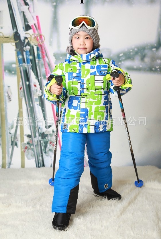 外貿 大童棉衣套裝 兒童 滑雪服外貿單 沖鋒衣套裝 戶外防寒服工廠,批發,進口,代購