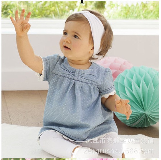 2014年夏裝新品  外貿童裝 女寶可愛圓點童裝 女童童裝工廠,批發,進口,代購