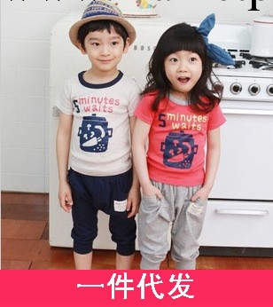 韓版兒童裝 茶壺杯子 外貿童裝 嬰幼兒服裝 兒童衣服 寶寶套裝批發・進口・工廠・代買・代購
