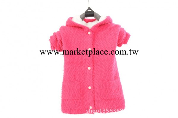 小童2013韓版 冬款童裝 女童毛衣 童開衫 針織衫 外貿童毛衣工廠,批發,進口,代購