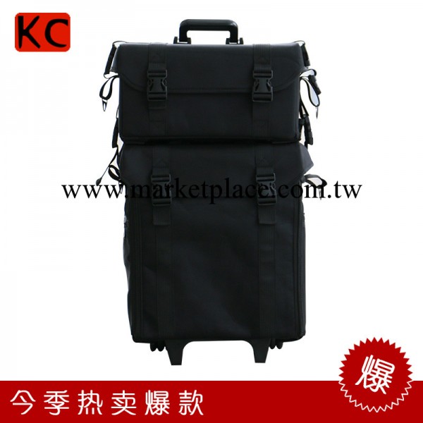 專業化妝拉桿箱雙層 抽屜式化妝工具箱手提 化妝品收納箱一件代發工廠,批發,進口,代購