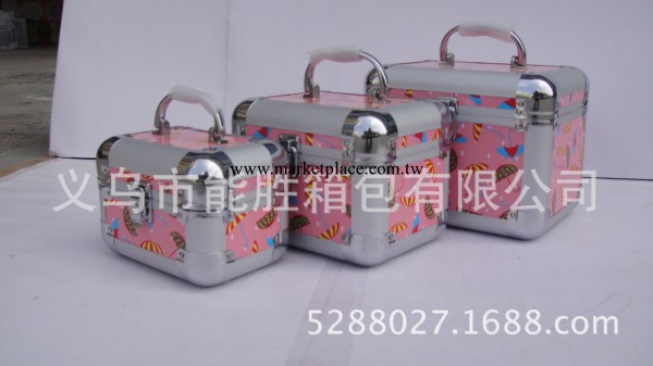 義烏箱包廠供應化妝箱 鋁合金化妝箱 PU皮革化妝箱工廠,批發,進口,代購