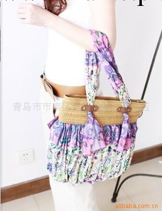 裙子包/鄉村風情/植物手工藝制品/歐美日韓原單草編包工廠,批發,進口,代購