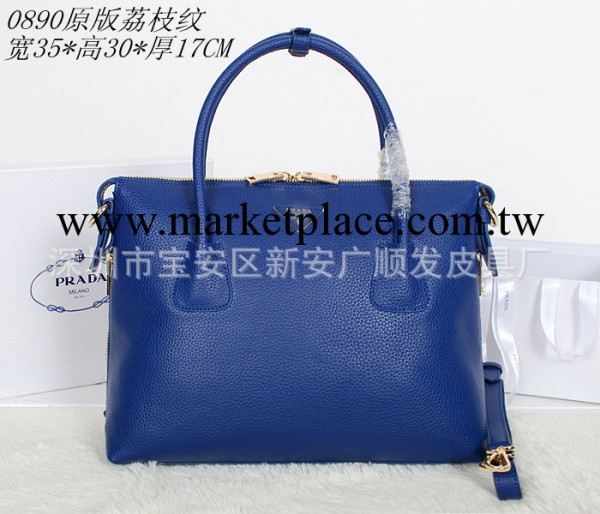 2014歐美時尚休閒潮包 手提單肩斜跨原版荔枝紋真皮女包0890工廠,批發,進口,代購