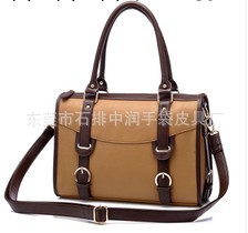 冬季新款，時尚手提單肩兩用女包，撞色女包，歐美時尚工廠,批發,進口,代購