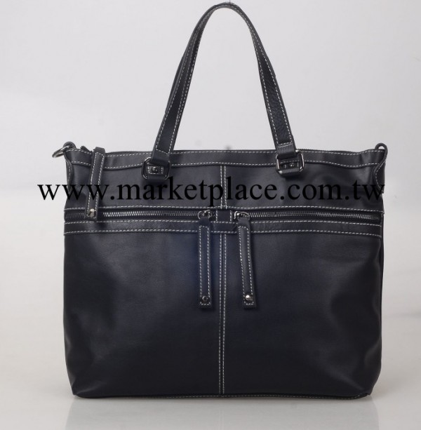 2013超值熱賣 黑色經典時尚簡約單肩手提真皮男女兩用包工廠,批發,進口,代購