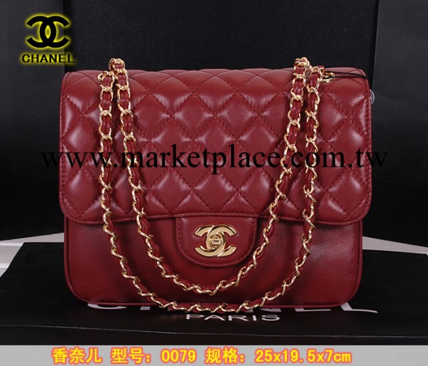 熱銷經典時尚高檔羊皮菱格鏈條包 單肩斜挎兩用真皮女包 廠傢批發工廠,批發,進口,代購