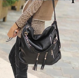 網店加盟代理 實體批發 韓版女式潮流單肩斜挎 流蘇女包 兩用包工廠,批發,進口,代購