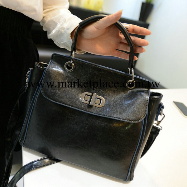 2014新款歐美風時尚手提單肩斜挎兩用包復古女士包包小箱包袋批發工廠,批發,進口,代購