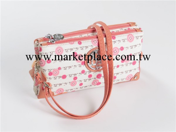 女士時尚PU皮手提包化妝包單肩包斜挎包兩用包工廠,批發,進口,代購