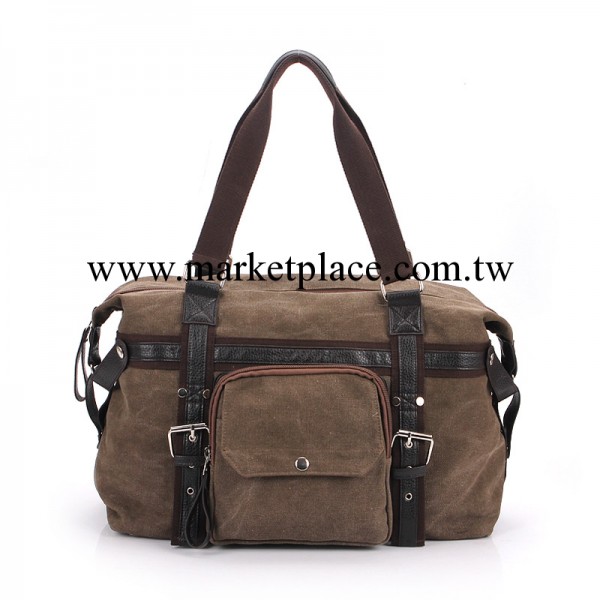 2014新款時尚休閒男士多功能兩用單肩包斜挎手提包帆佈潮男包批發工廠,批發,進口,代購