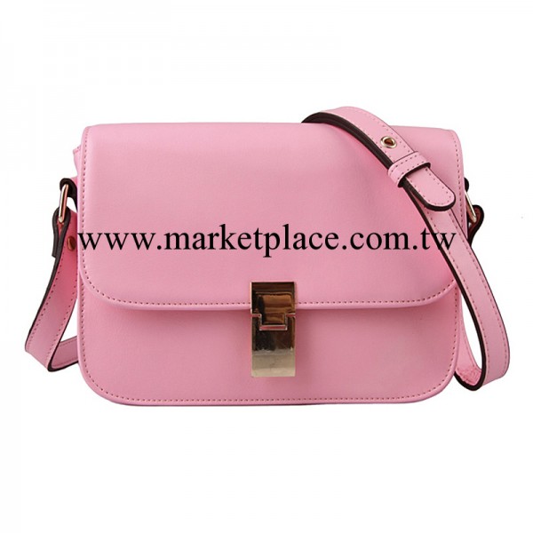 2014新款女包 韓版糖果色復古包 二層油蠟牛皮單肩斜挎兩用方形包工廠,批發,進口,代購