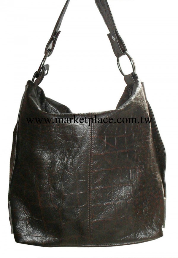 廠傢供應頭層牛皮真皮女包單肩斜挎包斜跨歐美時尚兩用包鱷魚紋包工廠,批發,進口,代購