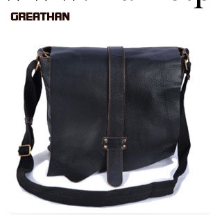 廣州廠傢批發加工 手工頭層牛皮男包 多閣層單肩斜背兩用男包工廠,批發,進口,代購