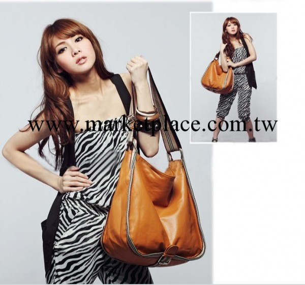 廣州女包新款韓版女包包 時尚單肩斜跨淑女包大容量兩用包包F085工廠,批發,進口,代購