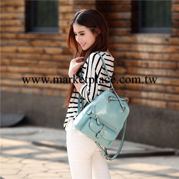 2013新款 單肩雙肩包兩用女士背包 學院風韓版休閒時尚潮PU包女包工廠,批發,進口,代購