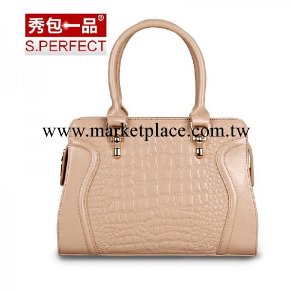 真皮女包批發 OL時尚簡約鱷魚紋真皮女士包包 單肩手提斜跨包8340工廠,批發,進口,代購