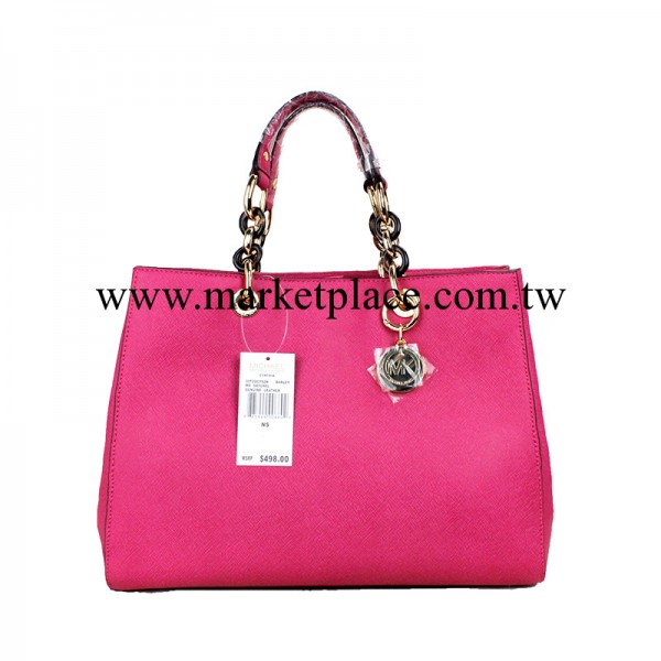 新款michael kors mk玳瑁包掛墜鏈條包十字紋手媽咪包MK女包工廠,批發,進口,代購