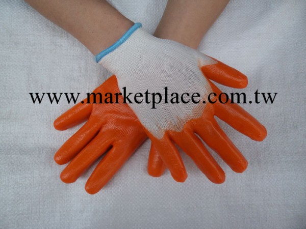 直銷浸膠手套 勞保手套Work glove13針PVC大半掛手套 勞保手套批發・進口・工廠・代買・代購