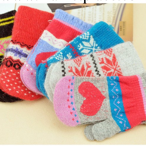 H連指兔羊毛寶寶手套 韓版兒童保暖手套 寶寶手套 2-5歲工廠,批發,進口,代購