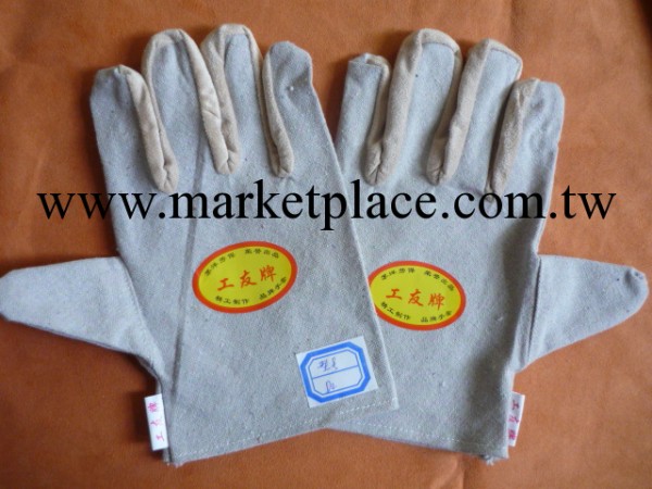 供應D4型工友牌帆佈手套。勞保手套工廠,批發,進口,代購