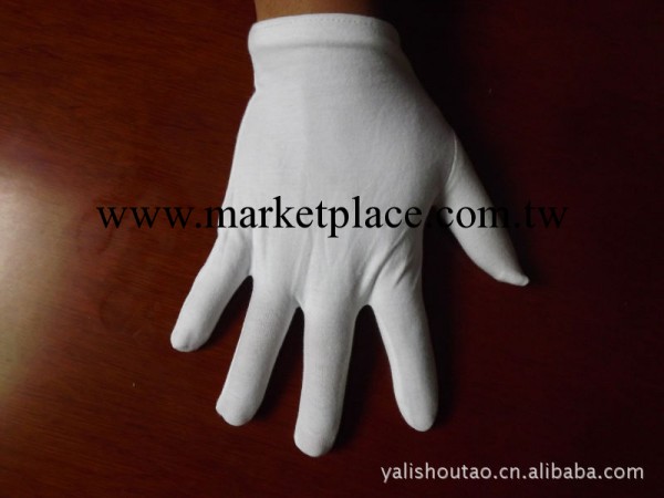 白色汗佈棉毛羅文作業手套廠傢直銷工廠,批發,進口,代購