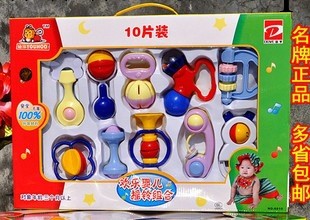 正品迪孚新生兒嬰兒玩具0-1歲嬰兒手搖鈴寶寶高級禮盒套裝wanju工廠,批發,進口,代購