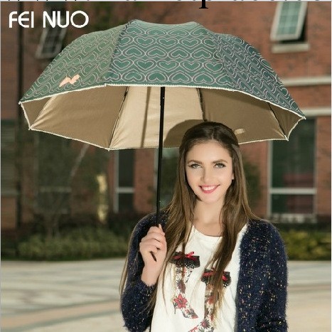 FN323-B 心相印太陽傘防紫外線50遮陽傘雨傘折疊傘晴雨傘創意防曬工廠,批發,進口,代購