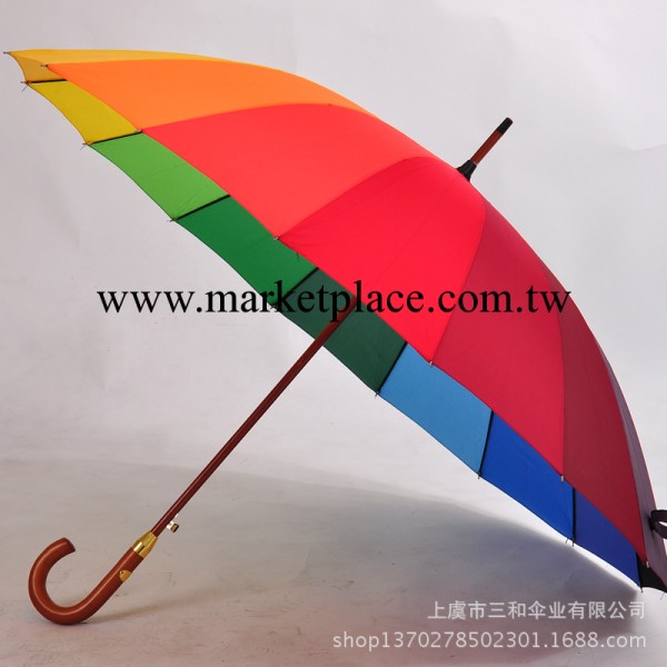 【廠傢直銷】雨傘 時尚創意彩虹傘 手動傘 雨傘訂制 三和傘業工廠,批發,進口,代購