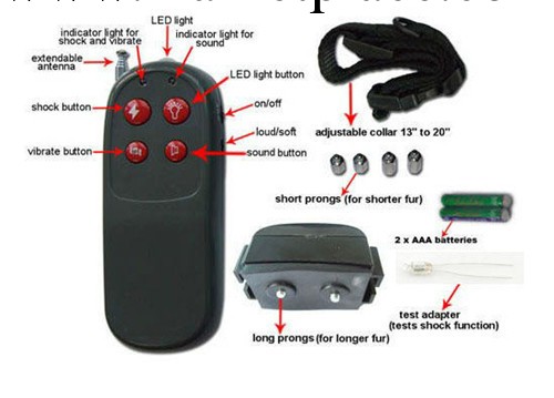 E314 最有效的寵物遙控震動止吠器,訓狗器,止吠器,寵物用品工廠,批發,進口,代購