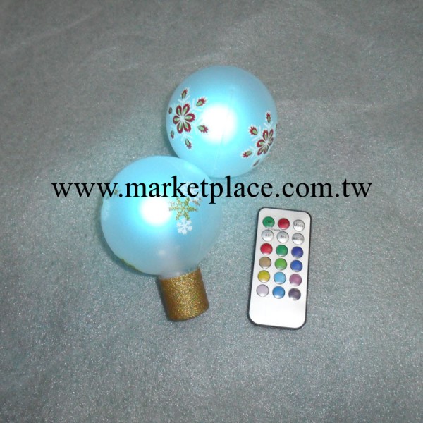 聖誕球10cm 透明聖誕球 聖誕掛飾 七彩燈聖誕球批發・進口・工廠・代買・代購