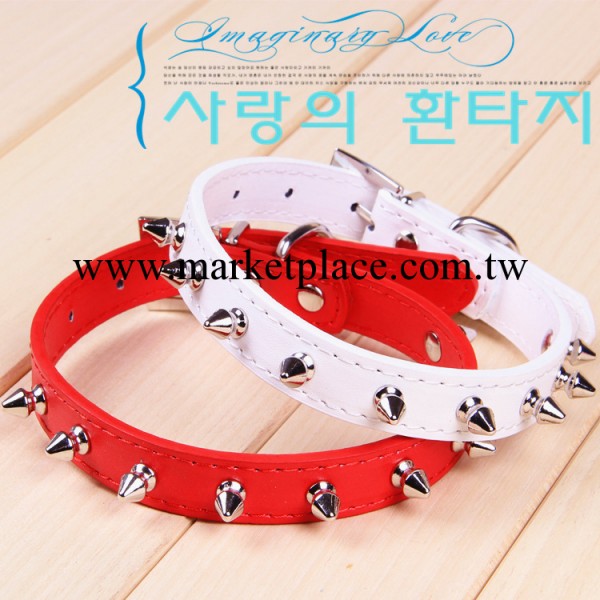 廠傢直供 寵物用品 寵物項圈  PU材質鉚釘款 2.0CM 獵犬專用項圈工廠,批發,進口,代購