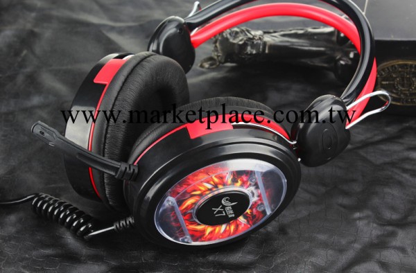 超越者X7 頭戴式 網吧耳機 專業遊戲耳機帶麥克風耳機工廠,批發,進口,代購