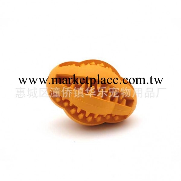 紅腳丫寵物玩具 橡膠潔齒橄欖球  寵物用品 2013年新品上市批發・進口・工廠・代買・代購