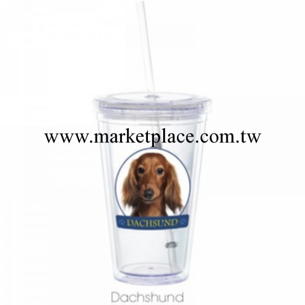 Yapeedog【雅皮狗】臘腸犬雙層太空杯/咖啡杯牛奶杯3566#生日禮品工廠,批發,進口,代購
