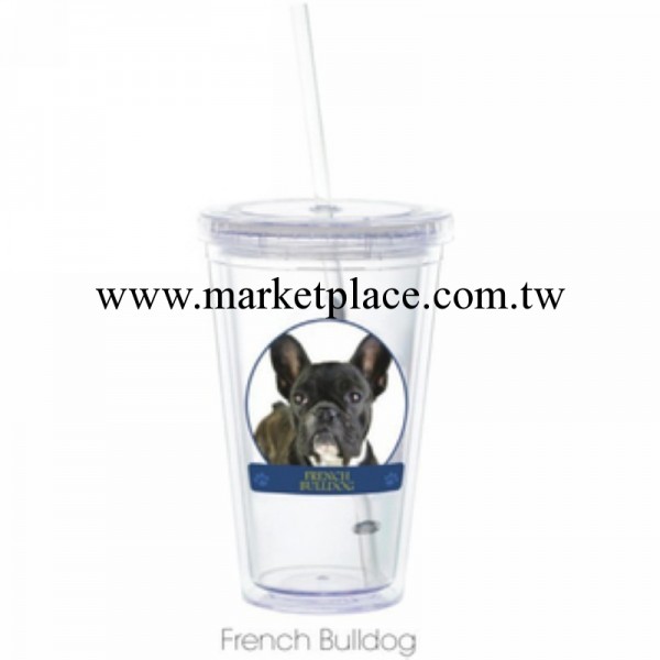 Yapeedog【雅皮狗】法國鬥牛犬雙層太空杯/咖啡杯牛奶杯3568#工廠,批發,進口,代購