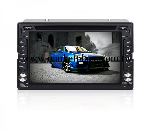 6.2寸Car radio gps通用車載DVD導航一體機+1080P視頻播放,IPOD工廠,批發,進口,代購